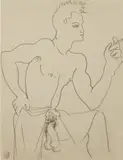 Jean Cocteau, L'homme à la cigarette