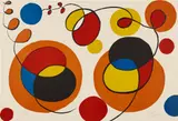 Alexander Calder, Overlapping, 1973, Lithograph in colors, on wove paper, the full sheet