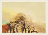 Zao Wou-ki, Untitled (Å. 339), 1989, Etching and aquatint in colors, on Rives BFK paper, with full margins