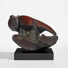 Jack Zajac, Small Skull, after Orvieto, 1976, Bronze sculpture with brown patina, on granite stone base
