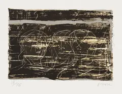 Three Heads (C. 376) by Henry Moore, 1973, Lithograph in colors, on Arches paper, with full margins, sold Oct 2024