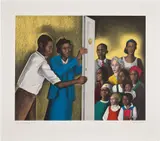 Elizabeth Catlett, The Door to Justice
