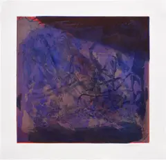 Emily Mason, Untitled (EM10JS98), 1998, Monotype in colors, on wove paper, with full margins