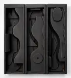 Louise Nevelson, Night Blossom (B. 126), 1973, Black painted wood multiple