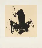 Untitled (E. & B. 223) by Robert Motherwell, 1978, Lithograph, on Kitikata Chine collé to Arches paper, with full margins, sold Oct 2024