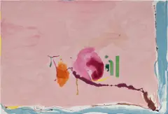 Flirt (R. p. 195) by Helen Frankenthaler, 2003, Screenprint in colors, on Somerset paper, the full sheet, sold Oct 2024