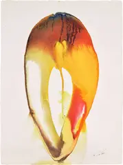 Paul Jenkins, Phenomena, c. 1972-75, Unique watercolor drawing, on Arches paper