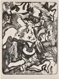 Willem de Kooning, Minnie Mouse (G. 25), 1971, Lithograph, on Arches paper, with full margins