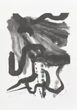 Willem de Kooning, Woman with Corset and Long Hair (G. 17), 1971, Lithograph, on Akawara paper, with full margins