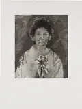 Jim Dine, Nancy Outside in July III (D'O. & F. 20), 1978, Etching and aquatint, on Rives BFK paper, with full margins