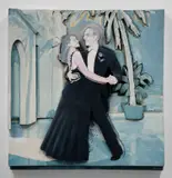 Larry Rivers, Make Believe Ballroom, 1989, Acrylic, oil and photolithograph in colors, on canvas mounted to cast resin fiber and wood