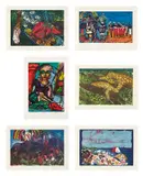 Malcolm Morley, Odysseys of Enoch, 1986, The complete set of six etching and aquatints in colors, on Arches paper, with full margins