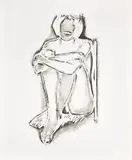 Tom Wesselmann, Monica Sitting Against Wall (W.P.I. P90L05)