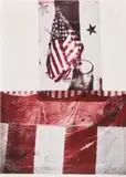 Robert Rauschenberg, Edward Kennedy Campaign, 1994, Offset lithograph in colors, on wove paper, the full sheet
