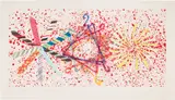 James Rosenquist, More Points on a Bachelor's Tie (S. 1977.24, G. 123), 1977, Etching and aquatint in colors with pochoir, on Pescia Italia paper, with full margins