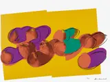 Andy Warhol, Peaches, from Space Fruit: Still Lifes (F. & S. 202), 1979, Screenprint in colors, on Lenox Museum Board, with full margins