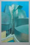 Richard Haas, Guggenheim Bilbao (K. 139), 2000, Screenprint and lithograph in colors, on aluminum, with full margins