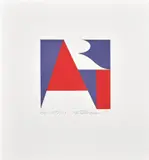 Robert Indiana, Art, 1992, Etching and aquatint in colors, on wove paper, with full margins