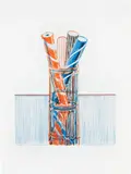Wayne Thiebaud, Glassed Candy, from Presidential Portfolio, 1980, Lithograph in colors, on Rives BFK paper, with full margins