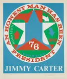 Robert Indiana, An Honest Man Has Been President: A Portrait of Jimmy Carter, from the Presidential Portfolio (S. 112)