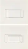 Donald Judd, Untitled; and Untitled (S. 112 & 116), 1977-78, Two etchings, on wove paper, with full margins
