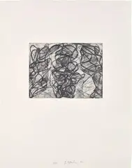 Brice Marden, After Botticelli 5, 1992-93, Etching and aquatint, on Twinrocker paper, with full margins