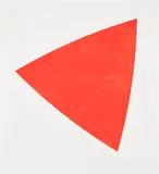Untitled (Red State II) (G. 1371, A. 229) by Ellsworth Kelly, 1988, Lithograph in red, on Arches 88 paper, with full margins, sold Oct 2024