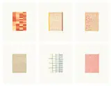 James Siena, Untitled, 2003, The complete set of six etching and aquatints in colors, on Chine collé to wove paper, with full margins