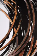 V Arcs, from Untitled by Bernar Venet, 2022, Screenprint in colours with hand-colouring in oilstick, on Cropper paper, the full sheet, offered Oct 2024