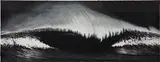Robert Longo, Wave, for Lincoln Center Festival (R. p. 196), 2003, Lithograph and screenprint, on wove paper, the full sheet