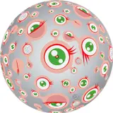 Jellyfish Eyes by Takashi Murakami, 2002, Offset lithograph in colors, on wove paper, the full sheet, sold Oct 2024