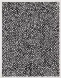 Tara Donovan, Untitled, 2007, Rubber band matrix relief print, on Shiramine paper, with full margins