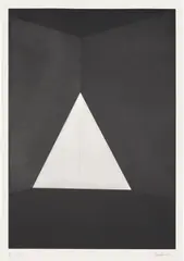 James Turrell, Gard, from First Light, 1989, Etching and aquatint, on Zerkall paper, with full margins