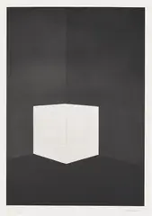 James Turrell, Squat, from First Light, 1989, Etching and aquatint, on Zerkall paper, with full margins