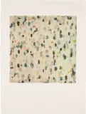 Jacqueline Humphries, Untitled, from the New Provincetown Print Project Portfolio 1992, 1992, Monotype in colors, on Chine collé to Arches paper, with full margins