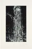 Pat Steir, Philadelphia Waterfall, 1995, Aquatint in colors, on wove paper, with full margins