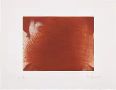 Selbst mit Rost by Arnulf Rainer, 1990, Etching in colors, on Rives BFK paper, with full margins, offered Oct 2024