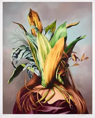 Untitled (2021) by Ewa Juszkiewicz, 2023, Archival pigment print in colors with screenprinted varnish, on Canson Etching Rag paper, with full margins, sold Oct 2024