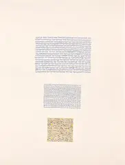 Ellen Gallagher, Untitled, 1997, Lithograph in colors, on Rives BFK paper, with full margins