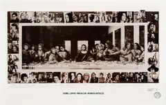 Mary Beth Edelson, Some Living American Women Artists: Last Supper, 1972/2012, Digital archival print, on photo paper, with full margins