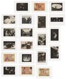 Nam June Paik, März, 1992, The complete set of 20 lithographs and screenprints, one with hand-coloring in oil paint, on Rives BFK paper, with full margins, with title page, colophon and text in Korean and English, all contained in the original gray cloth-covered portfolio