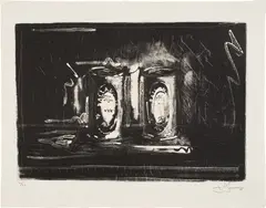 Ale Cans (G. 614, U.L.A.E. 154) by Jasper Johns, 1975, Lithograph, on Richard de Bas Narcisse paper, with full margins, sold Oct 2024