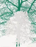 Charles Gaines, Numbers and Trees: Tiergarten Print Series, #1, 2018, Screenprint in colors, on Rives BFK paper, the full sheet