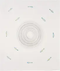 Untitled (E. 132) by Ed Ruscha, 1983, Lithograph in colors, on Arches 88 paper, with full margins, sold Oct 2024