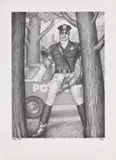 [Untitled] by Tom of Finland, 1983, Photomechanical print, on smooth wove paper, with full margins, sold Oct 2024