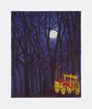 Karen Kilimnik, The Royal Little Red Riding Hood, 2007, Giclée print in colors with hand-applied glitter, on Somerset Velvet paper, with full margins