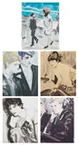 Elizabeth Peyton, Jackie and John; Prince Harry and Prince William; John (John F. Kennedy, Jr. on Horseback); Kiss (Tony); and Prince William, 2000, The complete set of five lithographs in colors, on wove paper, the full sheets
