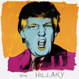 Deborah Kass, Vote Hillary, 2016, Screenprint in colors, on Stonehenge paper, the full sheet