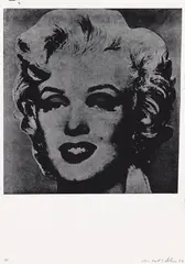 Mike Bidlo, Not Warhol (Marilyn), 1984, Screenprint, on laid paper, with full margins