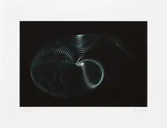 Agnes Denes, The Ghost of Nautilus: The Soul of an Image, 2014, Archival inkjet print in colors, on Hahnemühle German Etching paper, with full margins
